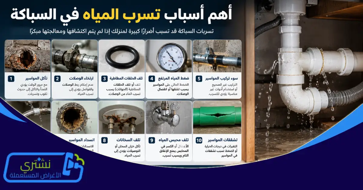 تعرّف على أخطر اسباب تسرب الماء وطرق حماية منزلك من التلف
